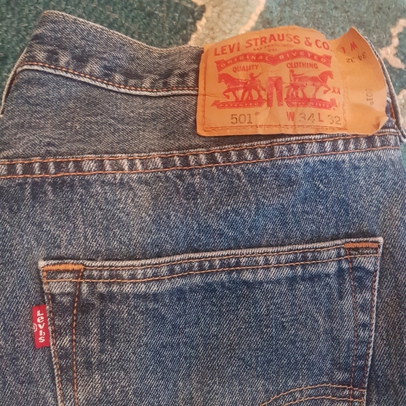 Levis 501 denim jeans - Picture 2 of 9